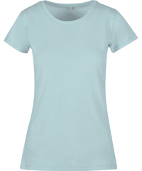 Build Your Brand Women's Basic Tee - Ocean Blue