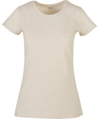 Build Your Brand Women's Basic Tee - Sand