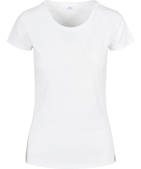 Build Your Brand Women's Basic Tee - White
