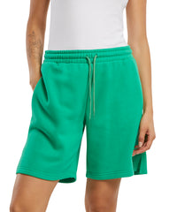 Build Your Brand Women’s Basic Sweat Shorts - Black