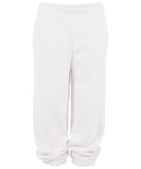 Build Your Brand Kids Basic Sweatpants - White