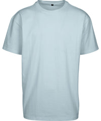 Build Your Brand Light Basic Loose Tee - Powder Blue