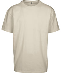 Build Your Brand Light Basic Loose Tee - White Sand