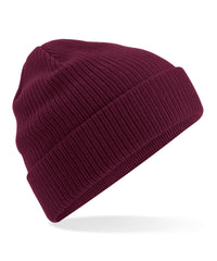 Beechfield Organic Cotton Beanie - Burgundy