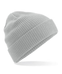 Beechfield Organic Cotton Beanie - Light Grey