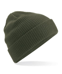 Beechfield Organic Cotton Beanie - Olive Green