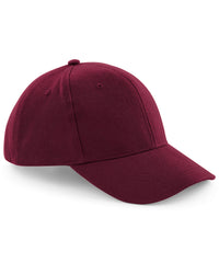 Beechfield Pro-style Heavy Brushed Cotton Cap - Burgundy