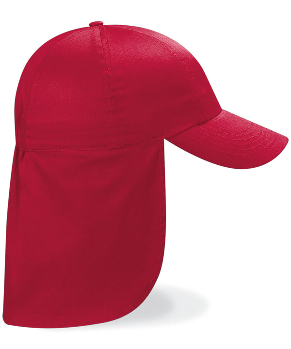 Beechfield Junior Legionnaire-style Cap - Classic Red