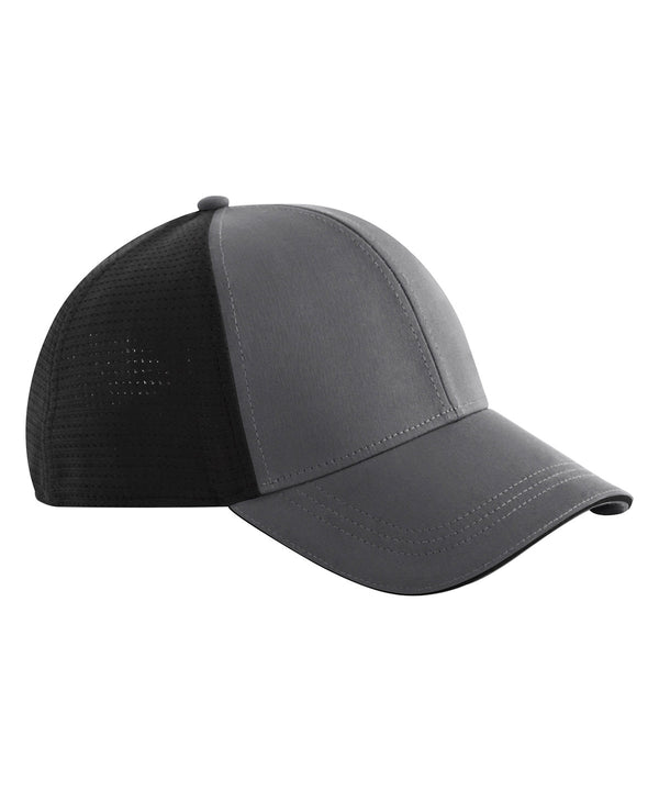 Beechfield Club Cap - Gunmetal Grey/Black