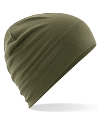 Beechfield Merino Beanie - Military Green
