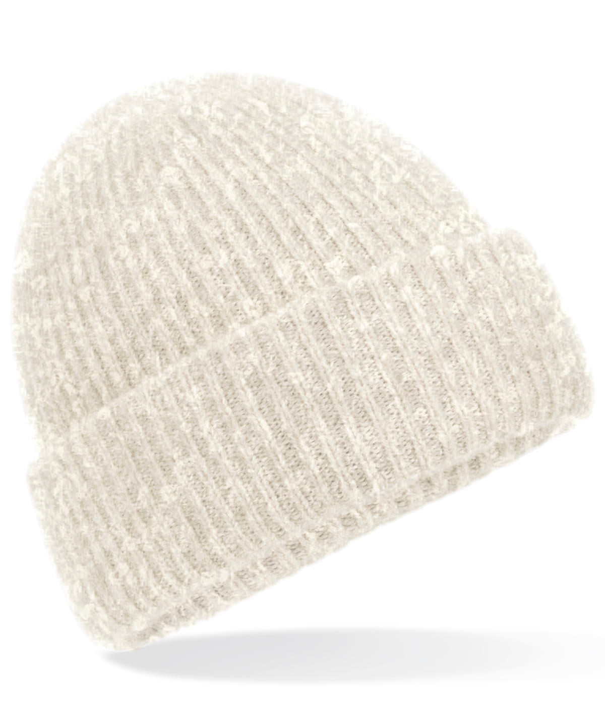 Beechfield Cosy Ribbed Beanie - Almond Marl