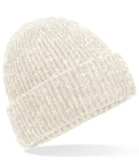 Beechfield Cosy Ribbed Beanie - Almond Marl