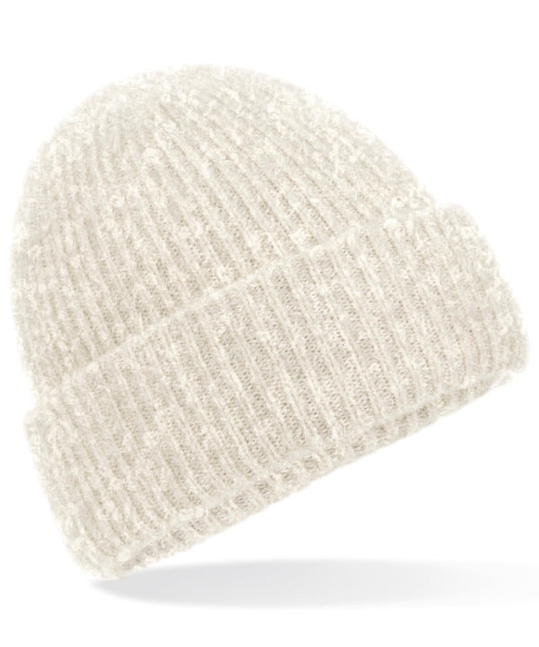 Beechfield Cosy Ribbed Beanie - Almond Marl