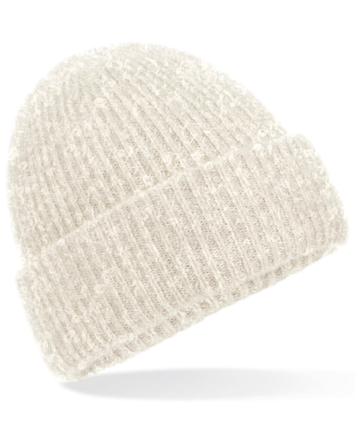 Beechfield Cosy Ribbed Beanie - Almond Marl