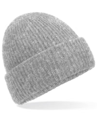 Beechfield Cosy Ribbed Beanie - Grey Marl