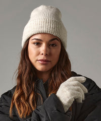 Beechfield Cosy Ribbed Beanie - Almond Marl