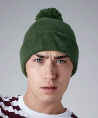 Beechfield Original Pom Pom Beanie - Black