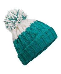 Beechfield Apres Beanie - Emerald/Soft White