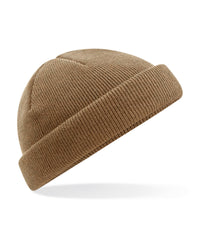 Beechfield Recycled Mini Fisherman Beanie - Biscuit