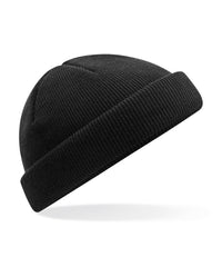 Beechfield Recycled Mini Fisherman Beanie - Black