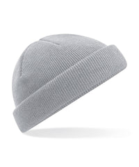 Beechfield Recycled Mini Fisherman Beanie - Light Grey