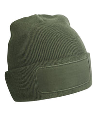 Beechfield Original Patch Beanie - Olive Green