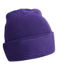 Beechfield Original Patch Beanie - Purple