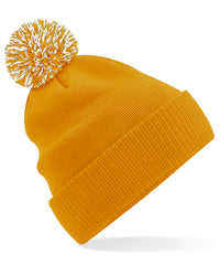 Beechfield Snowstar® Beanie - Mustard/Off White