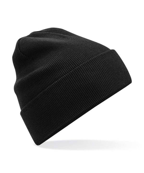 Beechfield Organic Cotton Original Cuffed Beanie - Black
