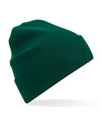 Beechfield Organic Cotton Original Cuffed Beanie - Bottle Green