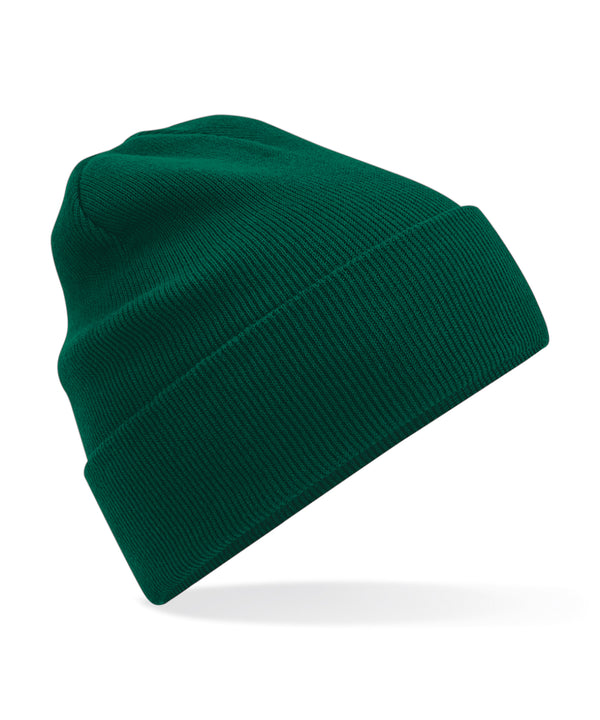 Beechfield Organic Cotton Original Cuffed Beanie - Bottle Green