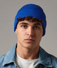 Beechfield Organic Cotton Original Cuffed Beanie - Black