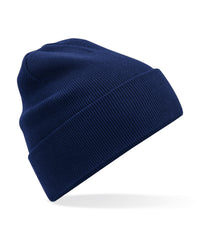 Beechfield Organic Cotton Original Cuffed Beanie - Oxford Navy