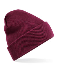 Beechfield Recycled Original Cuffed Beanie - Burgundy