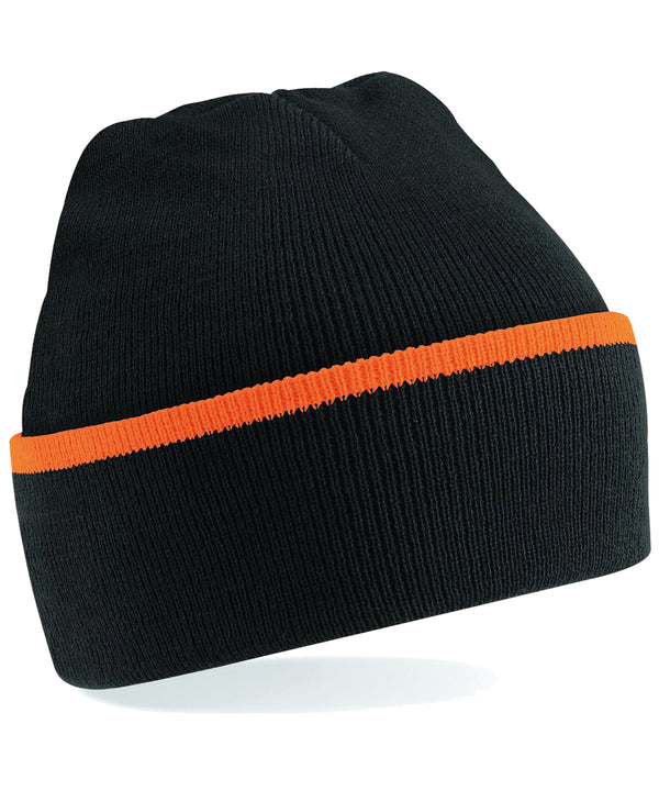 Beechfield Teamwear Beanie - Bright Royal/White