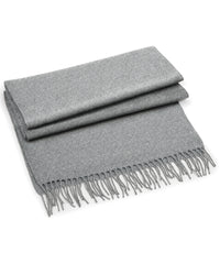 Beechfield Classic Woven Scarf - Heather Grey