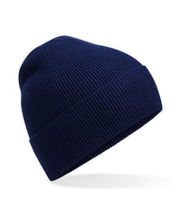 Beechfield Organic Cotton Fine Knit Beanie - Oxford Navy