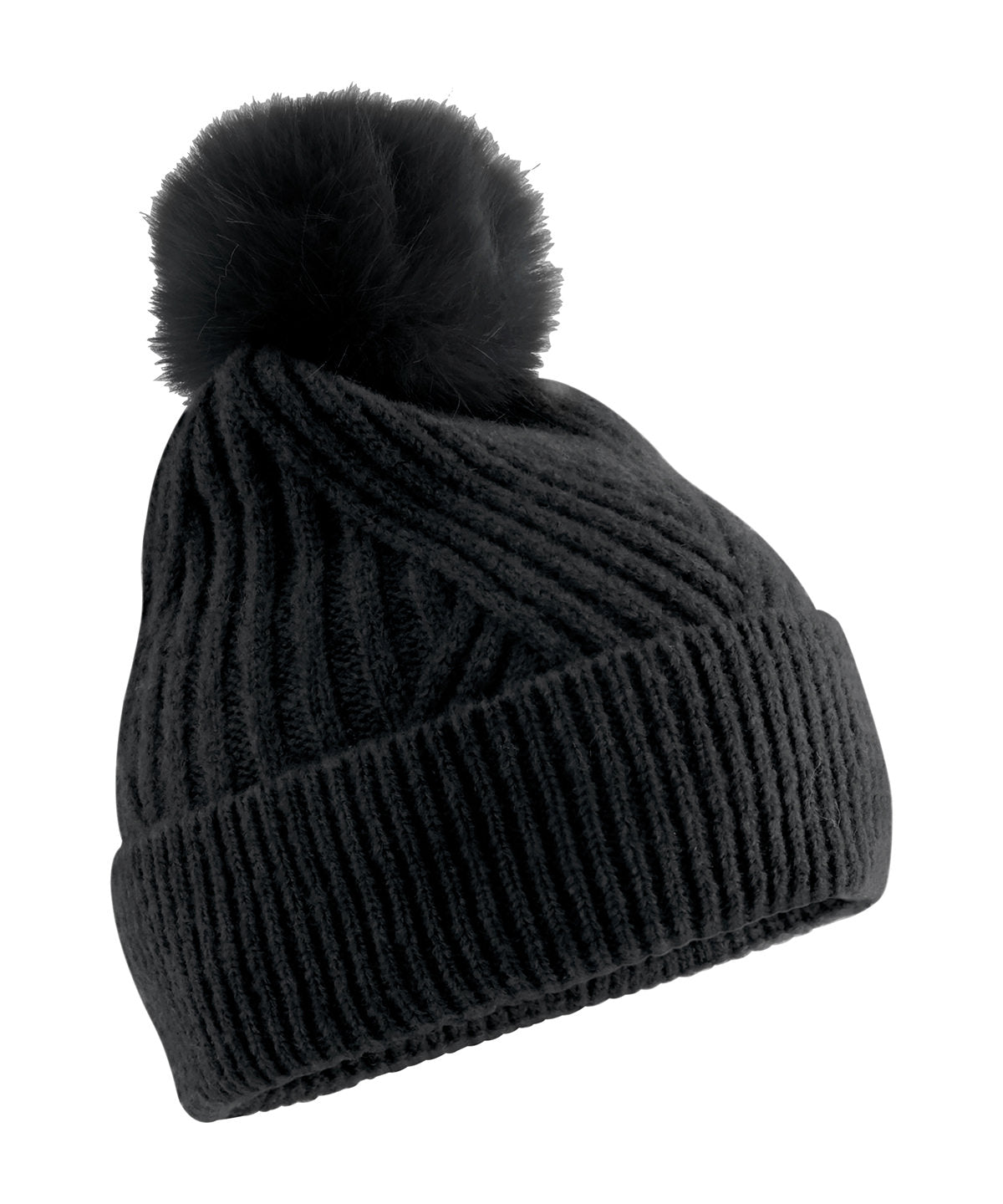 Beechfield Snow Luxe Beanie - Black