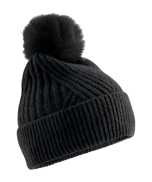 Beechfield Snow Luxe Beanie - Black