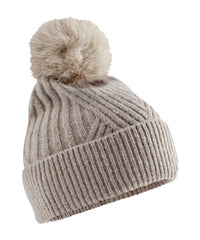 Beechfield Snow Luxe Beanie - Natural Stone