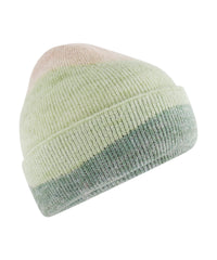 Beechfield Soft Wave Beanie - Almond/ Pistachio/ Dusty Green
