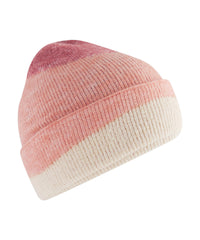Beechfield Soft Wave Beanie - Rose/Peach/Vanilla