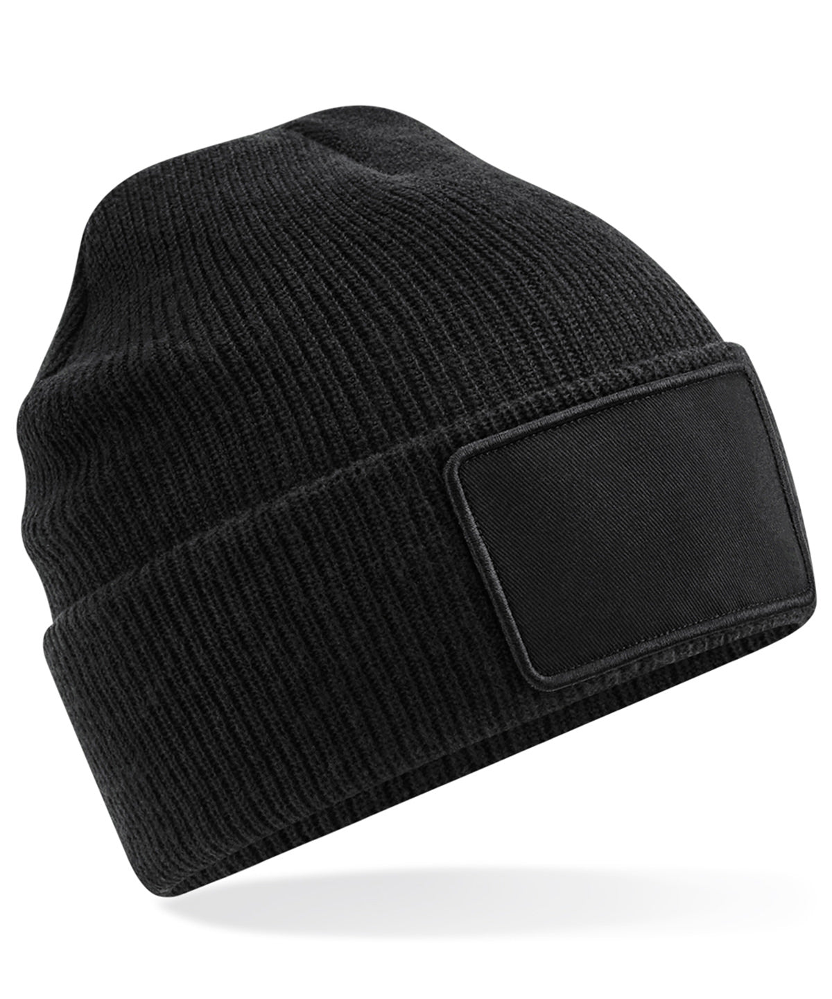 Beechfield Removable Patch Thinsulate™ Beanie - Black