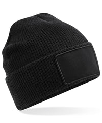 Beechfield Removable Patch Thinsulate™ Beanie - Black