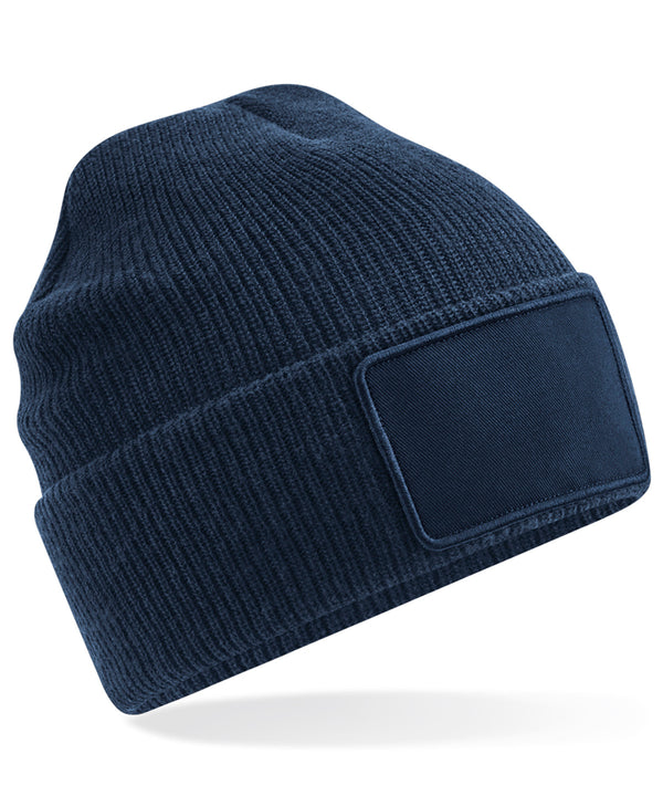 Beechfield Removable Patch Thinsulate™ Beanie - French Navy