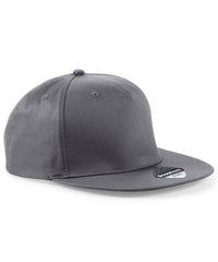 Beechfield 5-panel Snapback Rapper Cap - Graphite Grey