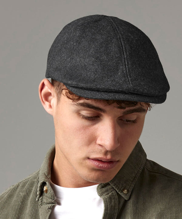 Beechfield Melton Wool Ivy Cap - Charcoal Marl