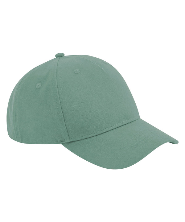 Beechfield Organic Cotton 5-panel Cap - Dusty Green
