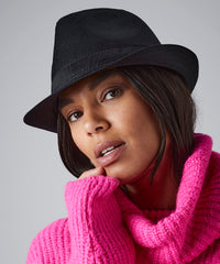 Beechfield Fedora - Black