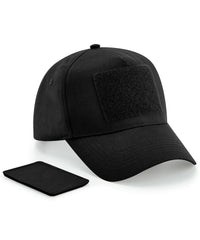 Beechfield Removable Patch 5-panel Cap - Black
